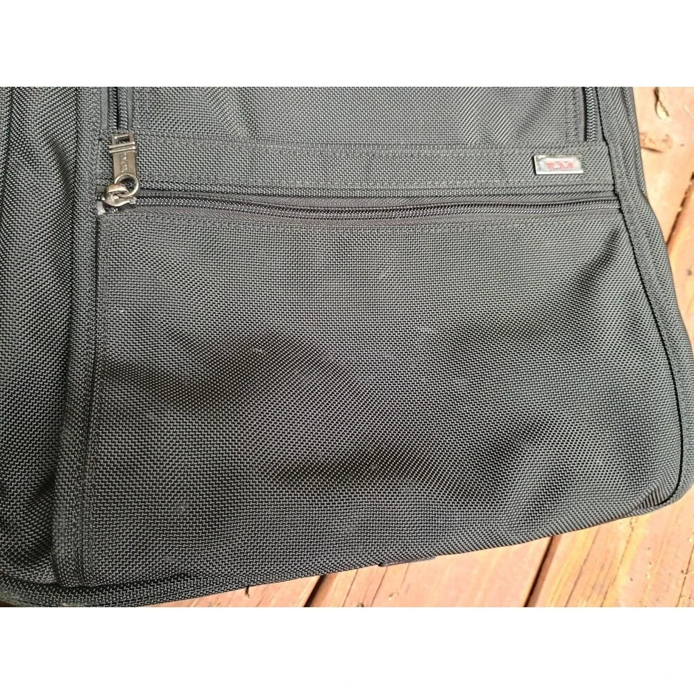 Tumi Black Ballistic Nylon Backpack Laptop Travel Commuter Bag Business
